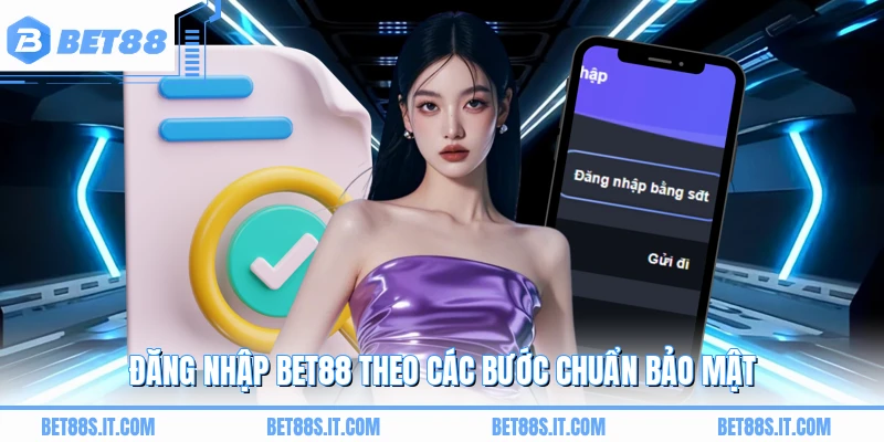 Đăng nhập BET88 theo các bước chuẩn bảo mật